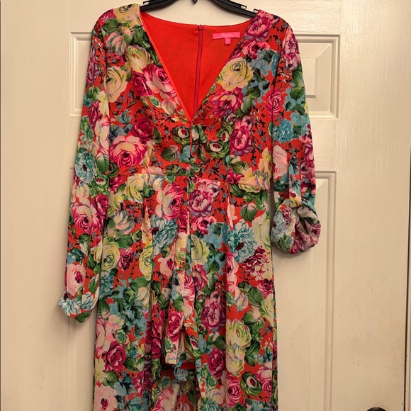 Xtaren Floral Maxi Dress/romper Medium - Picture 3 of 8